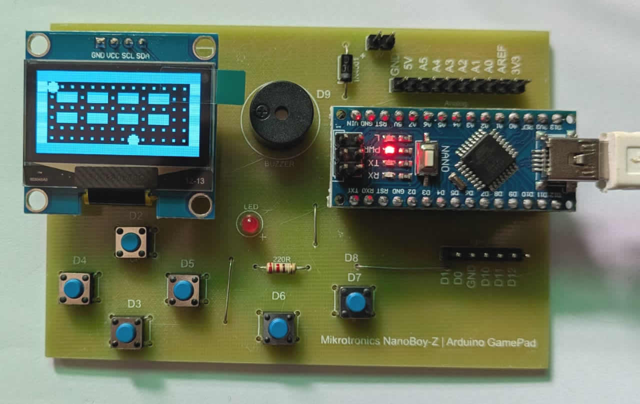 NanoBoy – The Arduino Gaming Console for Learning and Creativity